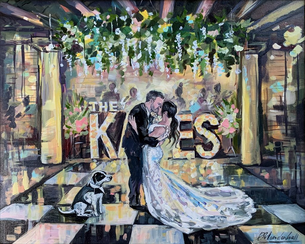 live wedding painting, live wedding painter, Pittsburgh